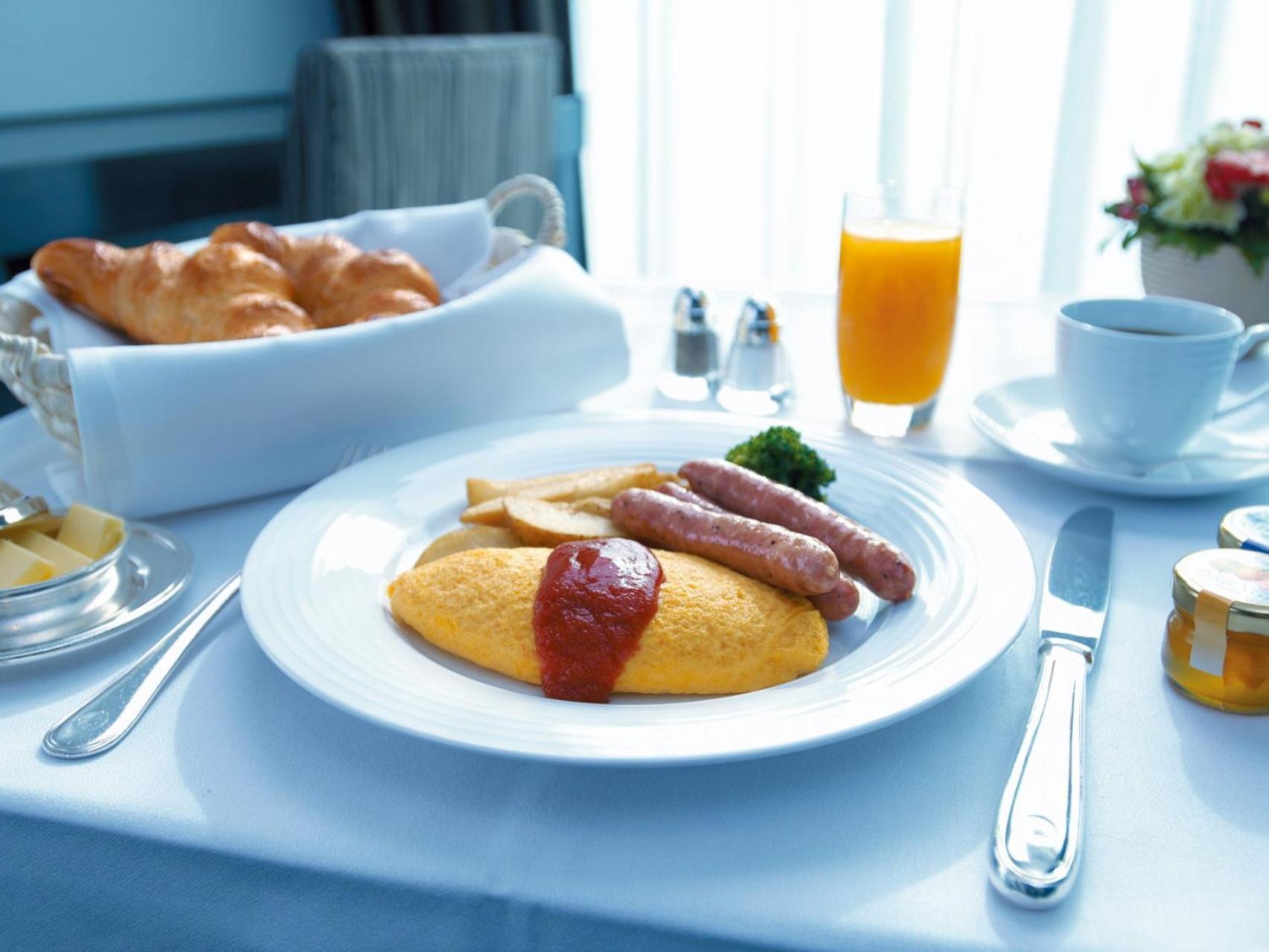 Hotel New Otani Tokyo The Main Екстер'єр фото A typical breakfast